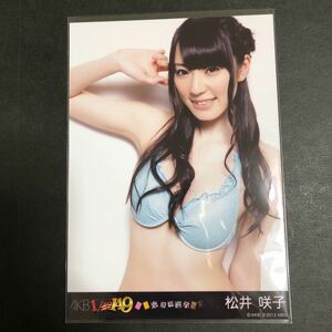 松井咲子 AKB48 1/149恋愛総選挙 PS3 特典 生写真 水着