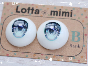 デカールアイ【Typeプリズム　グレー　B品】22mm相当 Lotta mimi