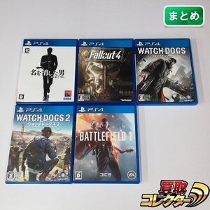 gA184a [動作未確認] PS4 ソフト 龍が如く7 外伝 名を消した男 フォールアウト4 ウォッチドッグス 1 2 他計5点 | ゲーム Z