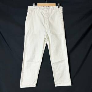 日本製 正規品 orSlow FRENCH WORK PANTS オアスロウ ヘリンボーン フレンチ ワークパンツ オフホワイト系 S