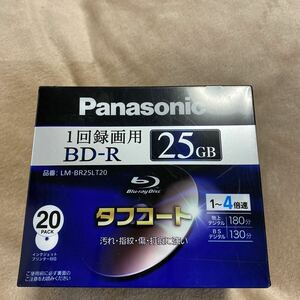 新品 Panasonic 録画用 BD-R DL 25GB 4倍速 20枚パック LM-BR25LT20 ブルーレイディスク Blu-ray タフコート