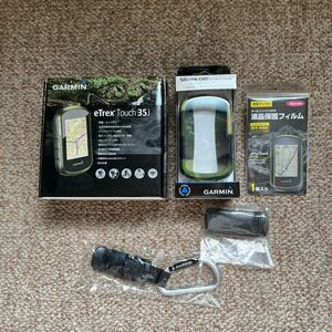 GARMIN/ガーミン　ハンディGPS eTrex Touch 35J 未使用品　付属品一式付き　迷彩ケース　未チェックのジャンク扱い