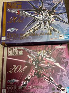 METAL ROBOT魂 SIDE MS ストライクフリーダムガンダム インフィニットジャスティスガンダム20th Anniversary Ver. メタルロボット魂