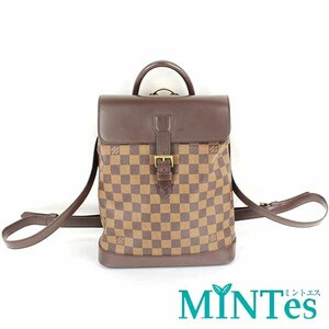 Louis Vuitton ルイヴィトン N51132 ソーホー リュックサック ダミエ エベヌ ダミエキャンバス ブラウン デイリー レディース 女性 