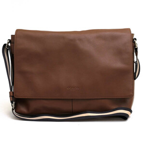 COACH コーチ ショルダーバッグ F54792 Charles Messenger In Smooth Leather チャールズ メッセンジャー 牛革 フラップ式