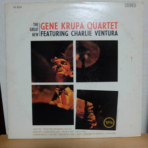 Verve【 V6-8584 : The Great New 】Gene Krupa Quartet featuring Charlie Ventura