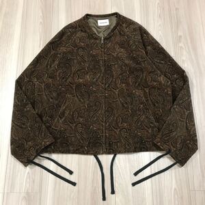 monkey time PAISLEY PAISLY PRINT CORDUROY BLOUSON SET-UP モンキータイム ペイズリー コーデュロイ ジャケット ブルゾン カーディガン