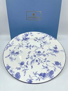 WEDGWOOD ウェッジウッド ブループラム 27㎝プレート 1枚 / 現状品 未使用保管品 （HJ031）