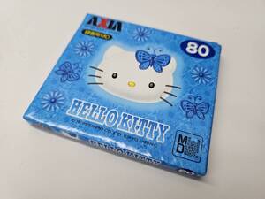 未開封品 アクシア AXIA ハローキティ HELLO KITTY ラブリーシール付き 録音用 MD 80分 ブランクディスク ②