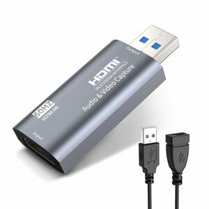 ＃B1　新品☆HDMI キャプチャーボード ゲームキャプチャー USB3.0 60fps 1080P フルHD switch、Xbox One、OBS Studio対応 電源不要