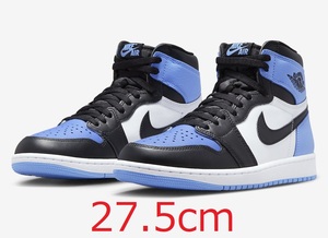 NIKE AIR JORDAN 1 RETRO HIGH OG UNIVERSITY BLUE UNC TOE 27.5cm ナイキ エア ジョーダン ユニバーシティ ブルー 国内黒タグ 新品未使用