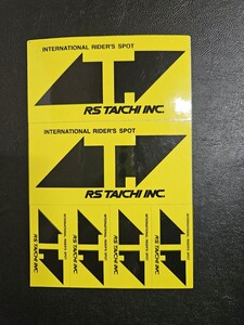  RS TAICHI INC ステッカー アールエス タイチ　当時物　タイラレーシング　昭和レトロ