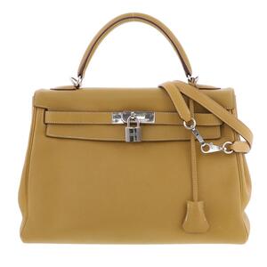 【最終値下げ】HERMES （エルメス） ケリーバッグ 32 Taurillon SV バッグ ハンドバッグ Beige 028488CK used:B [ROR]