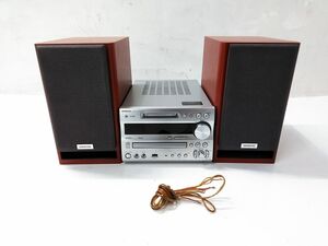 □訳あり ONKYO オンキョー CD/MDコンポ FR-N7NX 2way スピーカー D-N7NX オーディオ機器 1004-17 @140□