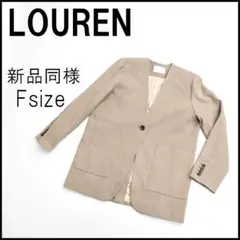 □ 42997★秋 LOUREN　ローレン ジャケット F ベージュ