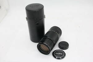 【外観美品】 Fuji Photo Film EBC Fujinon.T 200mm F4.5 M42マウント 前後キャップ ケース付き レンズ v1167