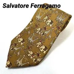 ✨極美品✨Salvatore Ferragamo ネクタイ シルク100%