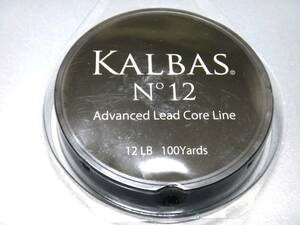 【未使用品】ラインスラック KALBAS(カルバス) No12 12lb 100yd レッドコアライン