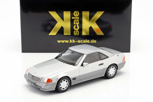 KK scale 1/18 Mercedes Benz 500 SL R129 1993　シルバー　ダイキャスト製　メルセデス　ベンツ