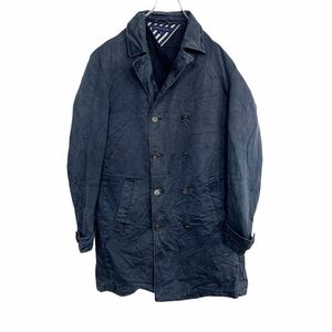 TOMMY HILFIGER トレンチコート Mサイズ トミーヒルフィガー ダークネイビー 古着卸 アメリカ仕入 t2110-3429