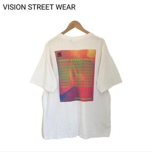 VISION STREET WEAR　ロンT　バックプリント　メンズ　Lサイズ