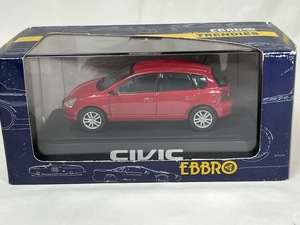 EBBRO 1/43 146 HONDA CIVIC　ホンダ　シビック　赤