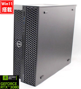 ZOTAC GeForce RTX 3080 ゲーミングPC NVMe 新品1TB-SSD 中古美品 DELL Precision 5820 Tower Win11 Xeon W-2235 /メモリ-128GB 管:1059h