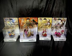 【未開封・未使用】amiibo モンスターハンターシリーズ 4点セット (オトモアイルー/メル・ゼナ/オトモガルク [メルゼガル]他)