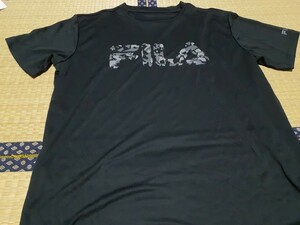 【新品】FILA 速乾半袖Tシャツ LL 黒