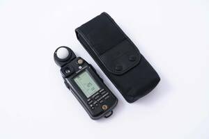 MINOLTA　ミノルタ　コニカ AUTO FLASH METER Ⅳ V　ケース付　写真　露出計 スタジオ 撮影 フラッシュメーター カラーメーター