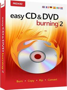 Roxio Easy CD & DVD Burning 2 [並行輸入品] 日本語スタートアップガイド付き 日本語 即決！送料込☆ ロキシオ ご利用頂けるまでサポート