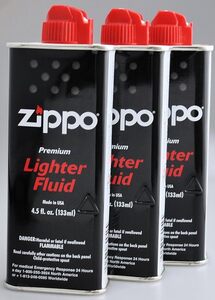 ジッポー ZIPPO ライター用オイル 3本セット 小缶 133ml 純正品 喫煙具