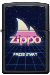 ZIPPO ライター Gaming design ゲーミングデザイン ジッポ 艶消し黒 マットブラック 49115 made in USA