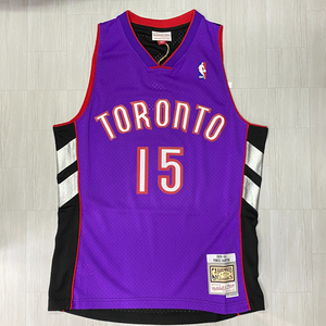 正規品 【M】 Mitchell＆Ness ミッチェル＆ネス NBA HWC トロント ラプターズ TORONTO RAPTORS ビンスカーター VINCE ＃15 バスケシャツ