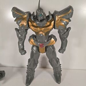 Hasbro 2013 Transformers Age of Extinction GRIMLOCK 16" Gray / Gold Figure 海外 即決