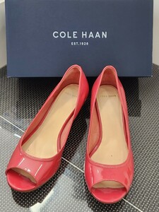 T★美品　1円スタート★COLE HAAN コールハーン エナメル パンプス ヒール 