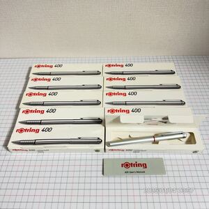 1000円〜　④ 未使用　まとめ　rotring ロットリング400 ボールペン ペン　ローラーボール　筆記具　10点セット