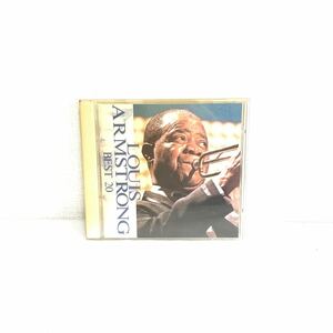 F10137 CD LOUIS ARMSTRONG BEST 20 この素晴らしき世界 キャバレー バラ色の人生 アイ・ゲット・アイデアズ 二人のタンゴ シンシアリー