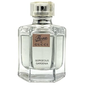 仙6【残量8割程】グッチ フローラ バイ グッチ ガーデン ゴージャス ガーデニア オードトワレ 香水 50ml GUCCI Flora BY GUCCI EDT