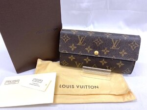 ◇◇LOUIS VUITTON ルイヴィトン モノグラム ポルトフォイユサラ 長財布 ブラウン系 ◇◇M61734