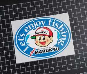 Marukyu マルキュー オーバルステッカー　シール　STICKER　台紙よれあり　九ちゃん