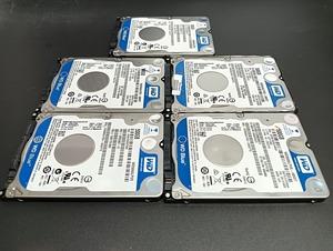 WesternDigital WD5000LPVX 2.5インチ SATA HDD 500GB 5個セット　正常品