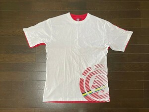 ★ ELEMENT 半袖 Tシャツ XL サイズ 赤/白 バイカラー ★