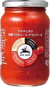 ALCE NERO(アルチェネロ) 有機 パスタソース アラビアタ (唐辛子入り) 350g (オーガニック イタリア産) 1個