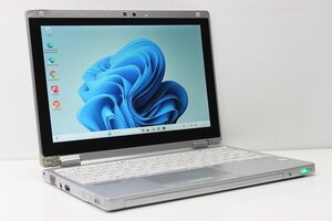 1円スタート ノートパソコン 2in1PC Windows11 WPS office搭載 Panasonic レッツノート CF-RZ6 第7世代 Core i5 SSD256GB メモリ8GB