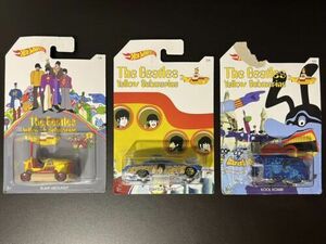 Hot Wheels The Beatles Yellow Submarine Bump Around, Fish’d N Chip’d, Kool Kombi 海外 即決