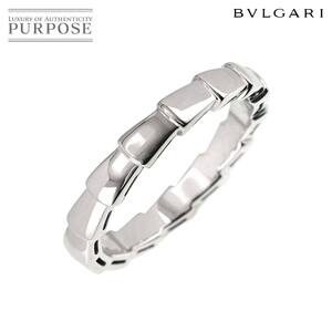 ブルガリ BVLGARI セルペンティ ヴァイパー #59 リング K18 WG ホワイトゴールド 750 指輪 Serpenti Viper Ring【証明書付き】 90256596