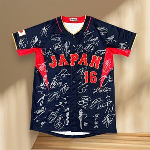 非売品　2023 WBC MVP 大谷翔平　日本代表サインプリントユニフォーム　ビジター　2nd 侍JAPAN XLサイズ