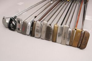 【パター まとめ売り 18本セット】MATZIE/Ben Hogan/Callaway/Carbite/SPALDING/Wilson/DUNLOP/HONMA 他 ゴルフクラブ ＃140※G672