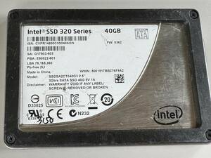 INTEL SSD 40GB【動作確認済み】3150　
